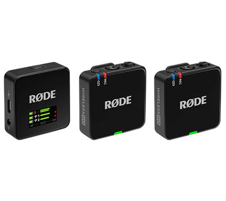 RODE Wireless GO Gen 3 Dual Channel Wireless Microphone System Black